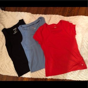 Bundle of 3 large work out shirts